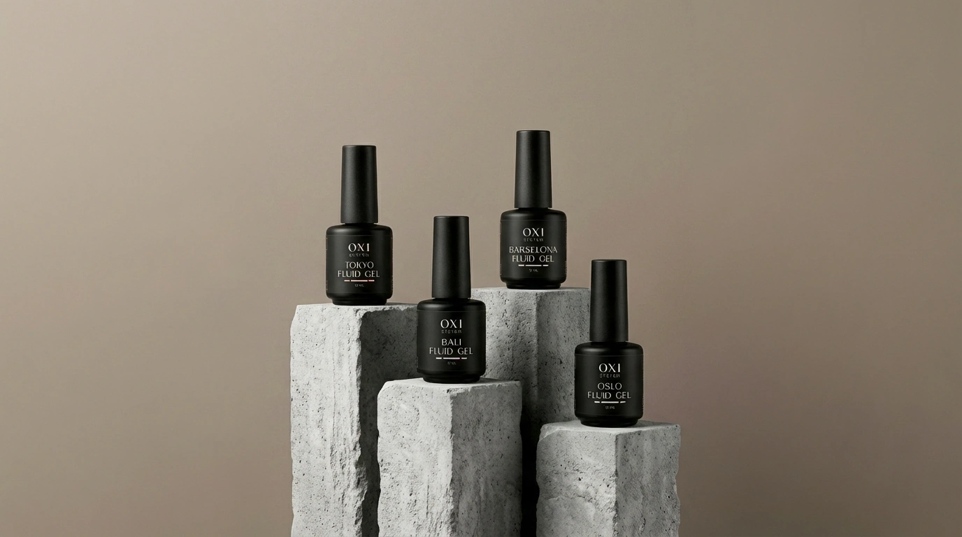 „fluid gelis nagams profesionaliam naudojimui“